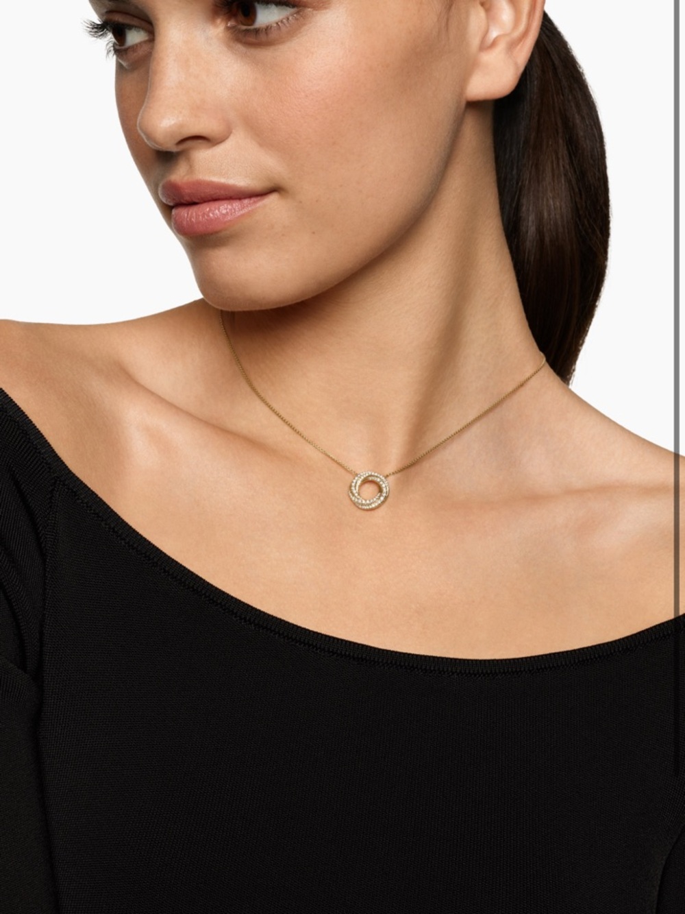DAVID YURMAN PETITE PAVÉ CROSSOVER PENDANT NECKLACE
18K Yellow Gold & Diamonds - Picture 9 of 16